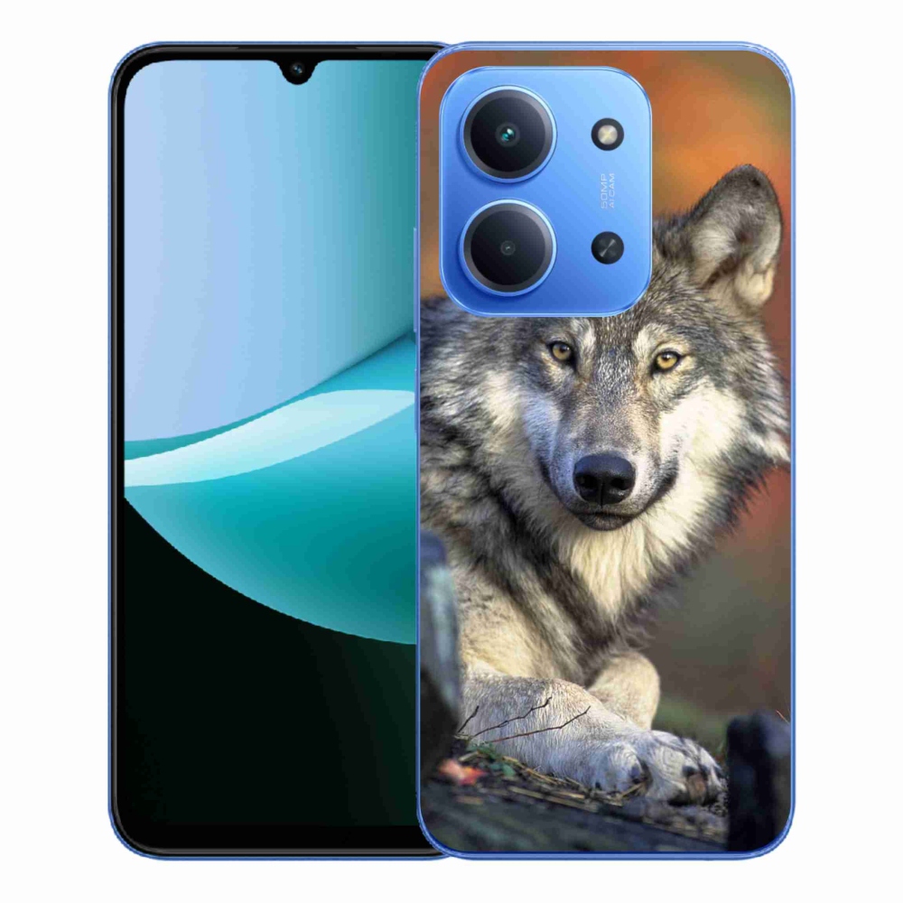 Gelový kryt mmCase na Xiaomi Redmi 15C 4G/5G (173mm) - vlk