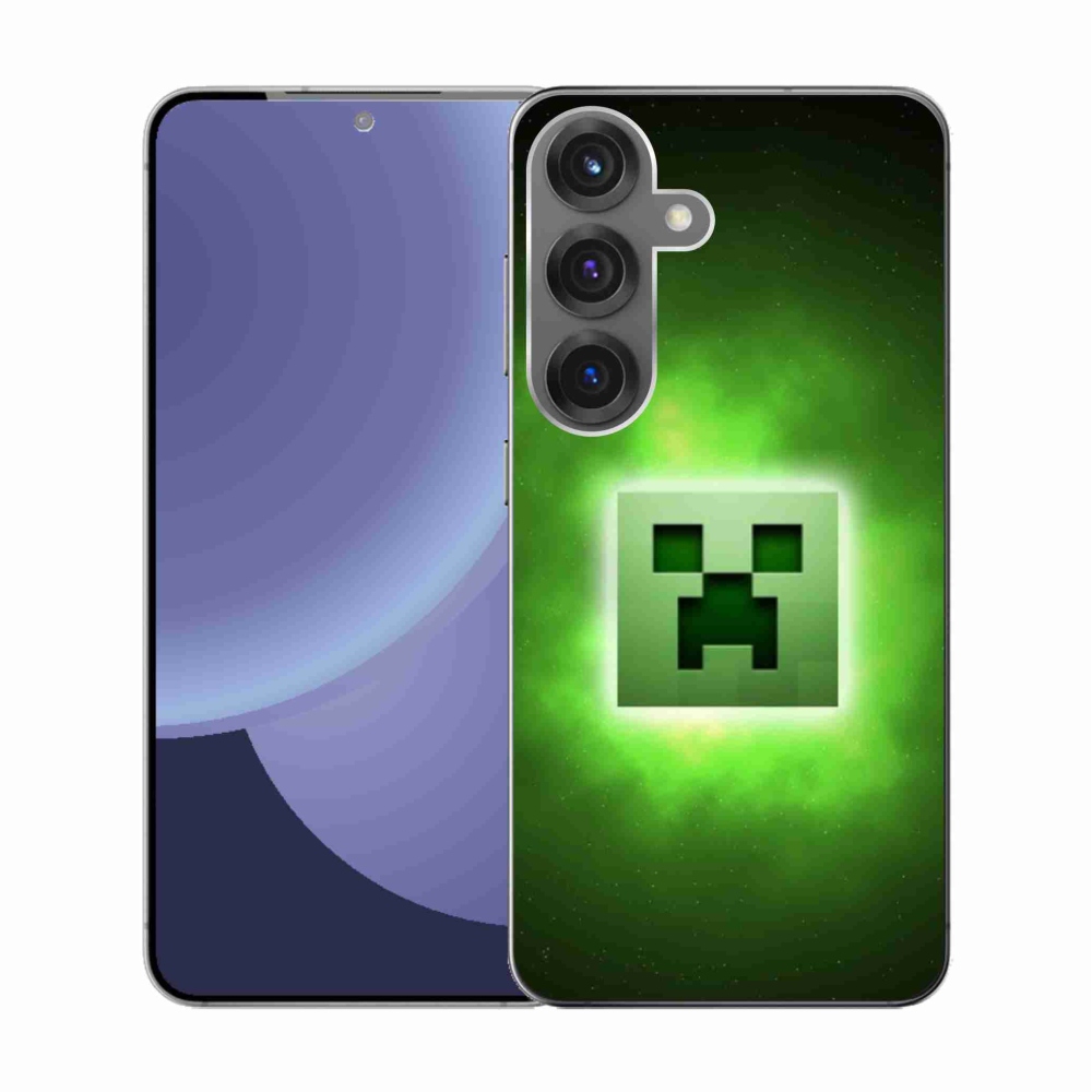 Gelový kryt mmCase na Samsung Galaxy S25 - minecraft