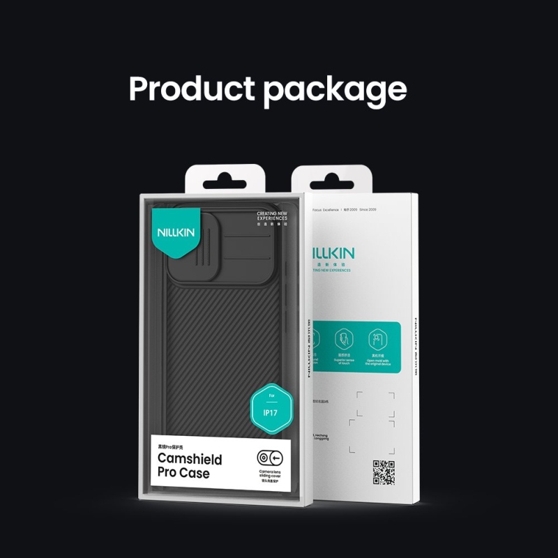 Nillkin CamShield PRO Zadní Kryt pro Apple iPhone 17 Black