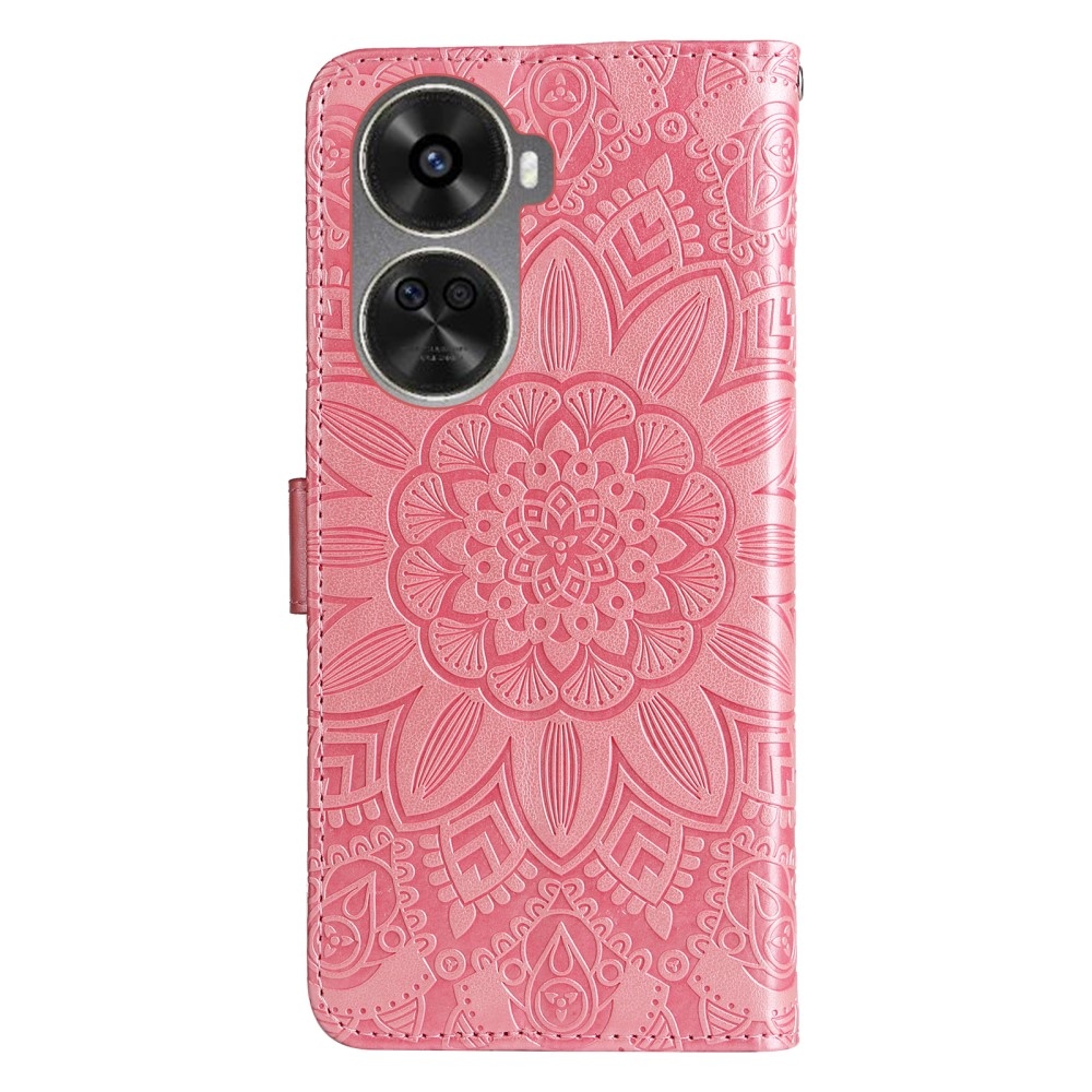 Sunflower knížkové pouzdro na Huawei Nova 12 SE - růžové