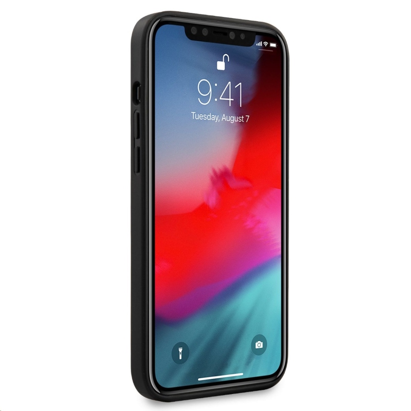 Guess 4G Triangle Zadní Kryt pro iPhone 12 Pro Max 6.7 Grey 