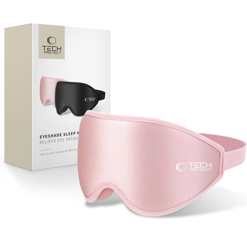 Tech-Protect EyeShade 3D maska na spaní - růžová