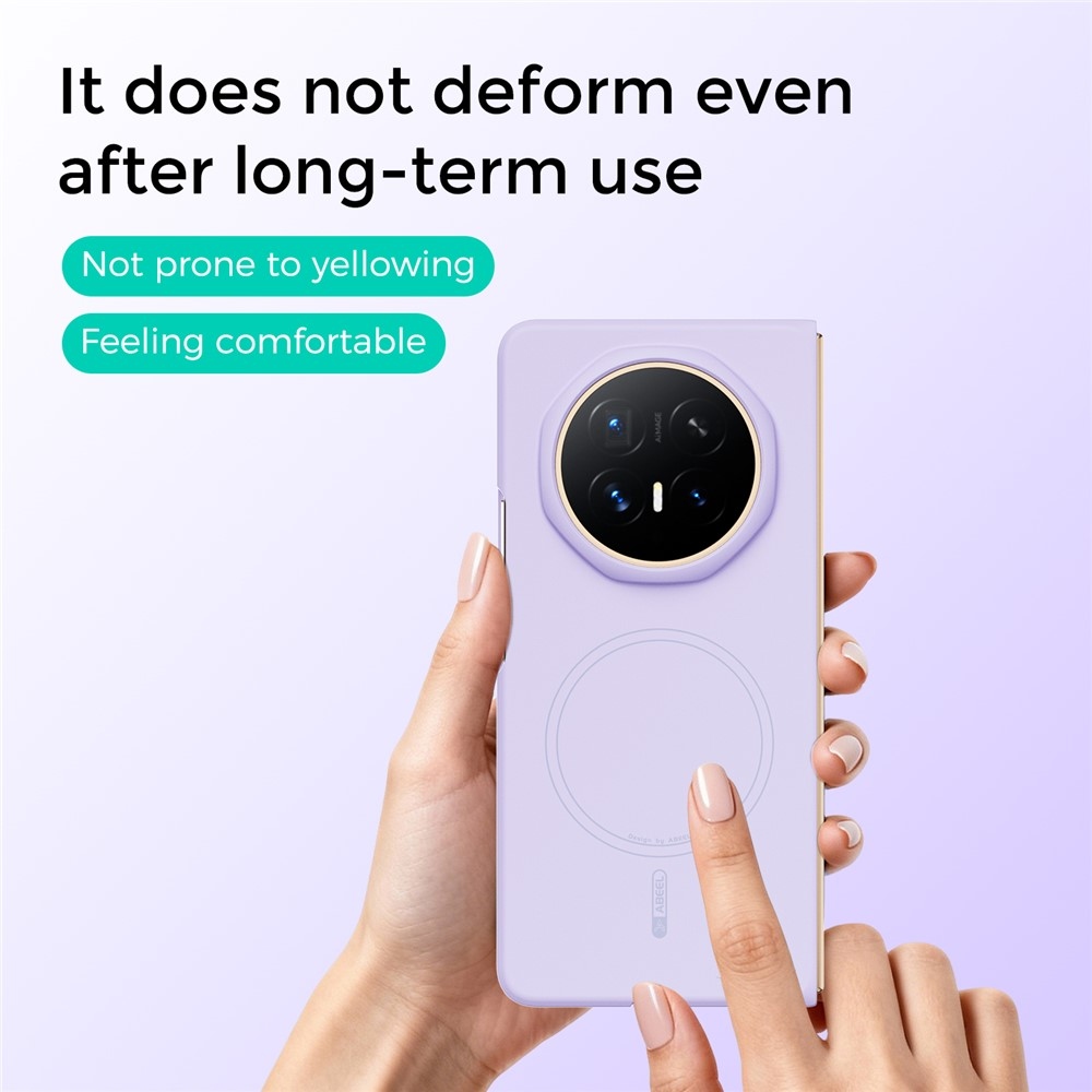 ABL silikonový kryt s MagSafe na mobil Honor Magic V6 - fialový