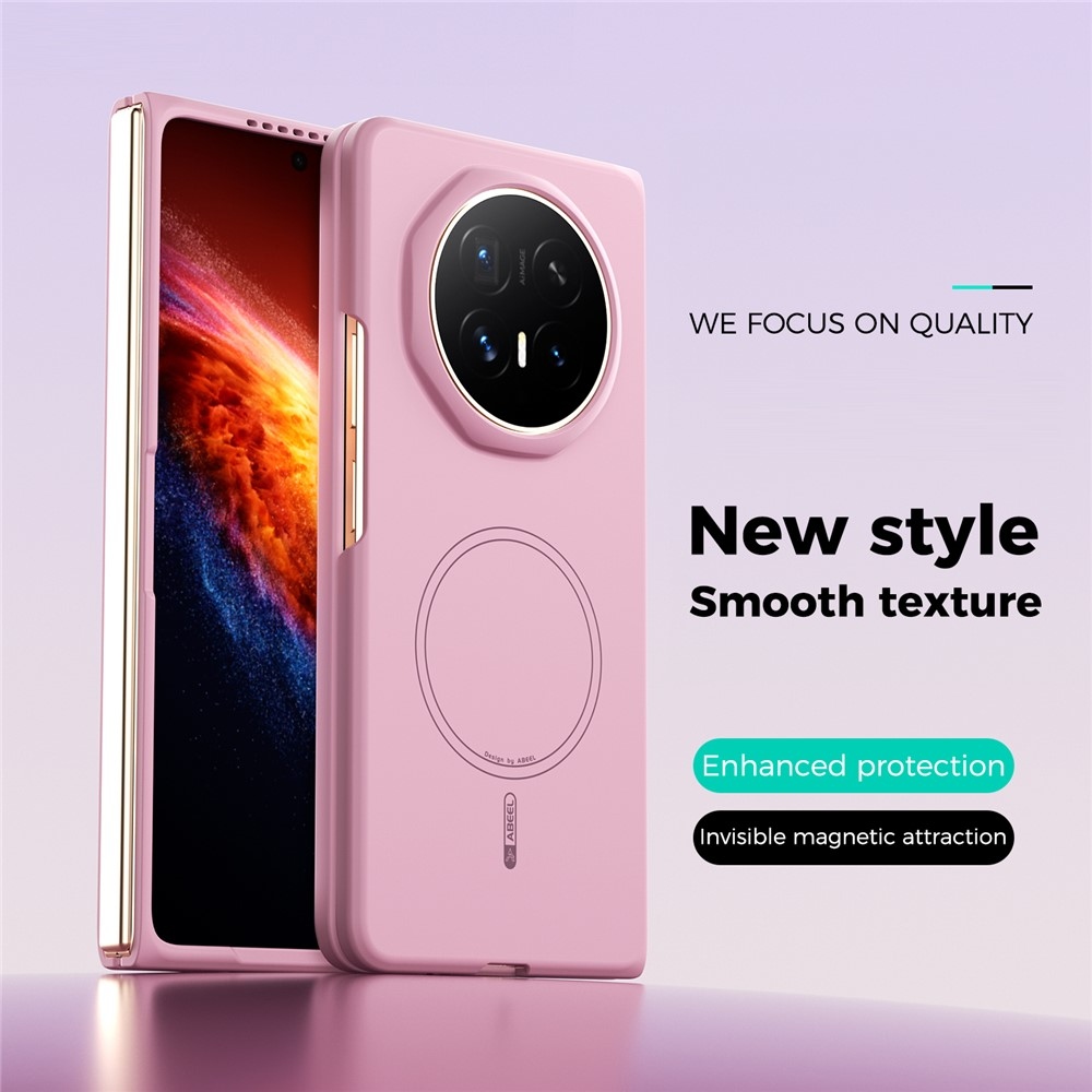 ABL silikonový kryt s MagSafe na mobil Honor Magic V6 - růžový