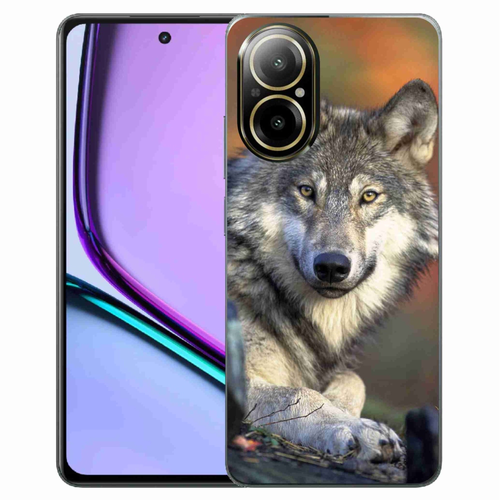 Gelový obal mmCase na Realme C67 - vlk