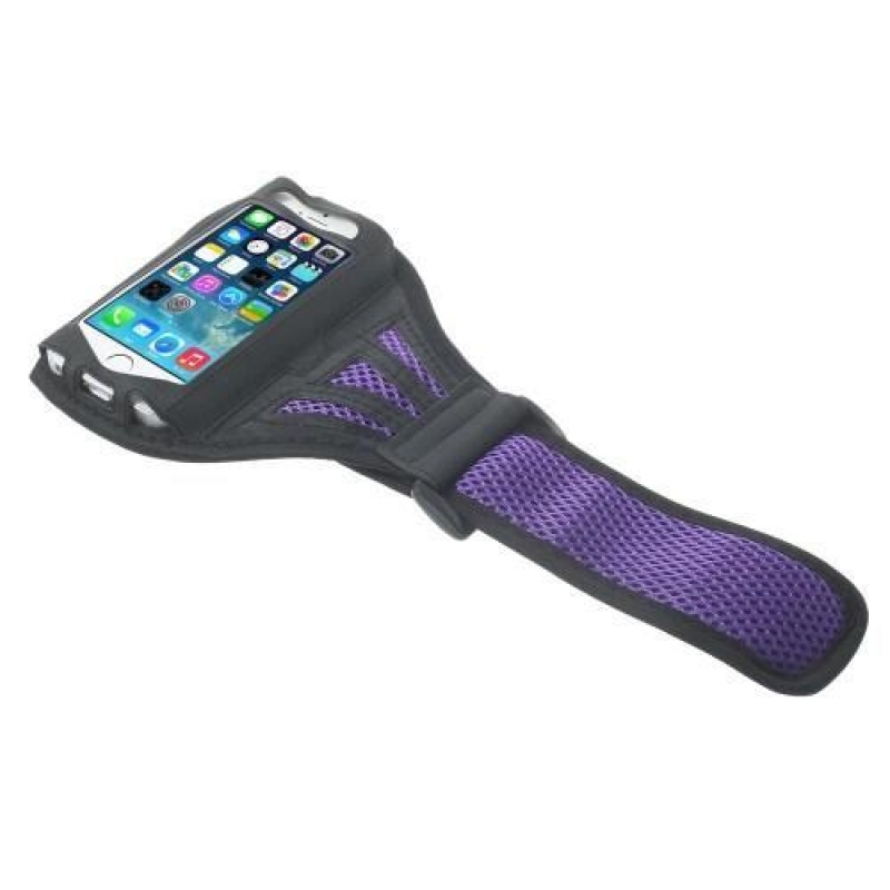 Absorb sportovní pouzdro na telefon do velikosti 125 x 60 mm - fialové