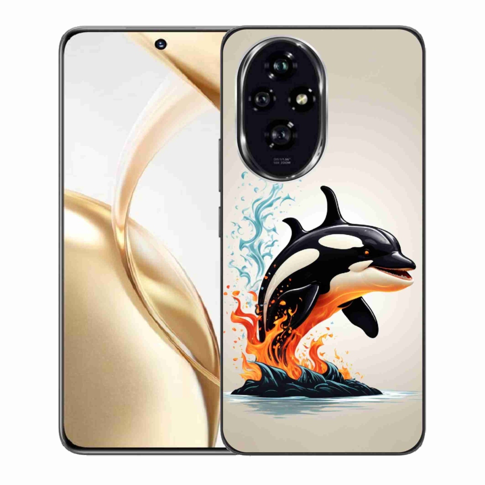 Gelový kryt mmCase na Honor 200 5G - kosatka
