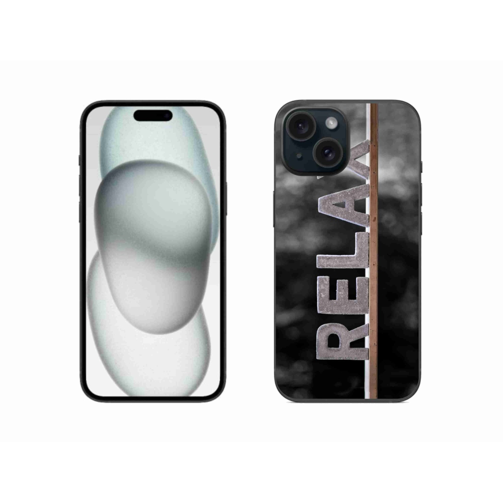 Gelový kryt mmCase na iPhone 15 - relax 1