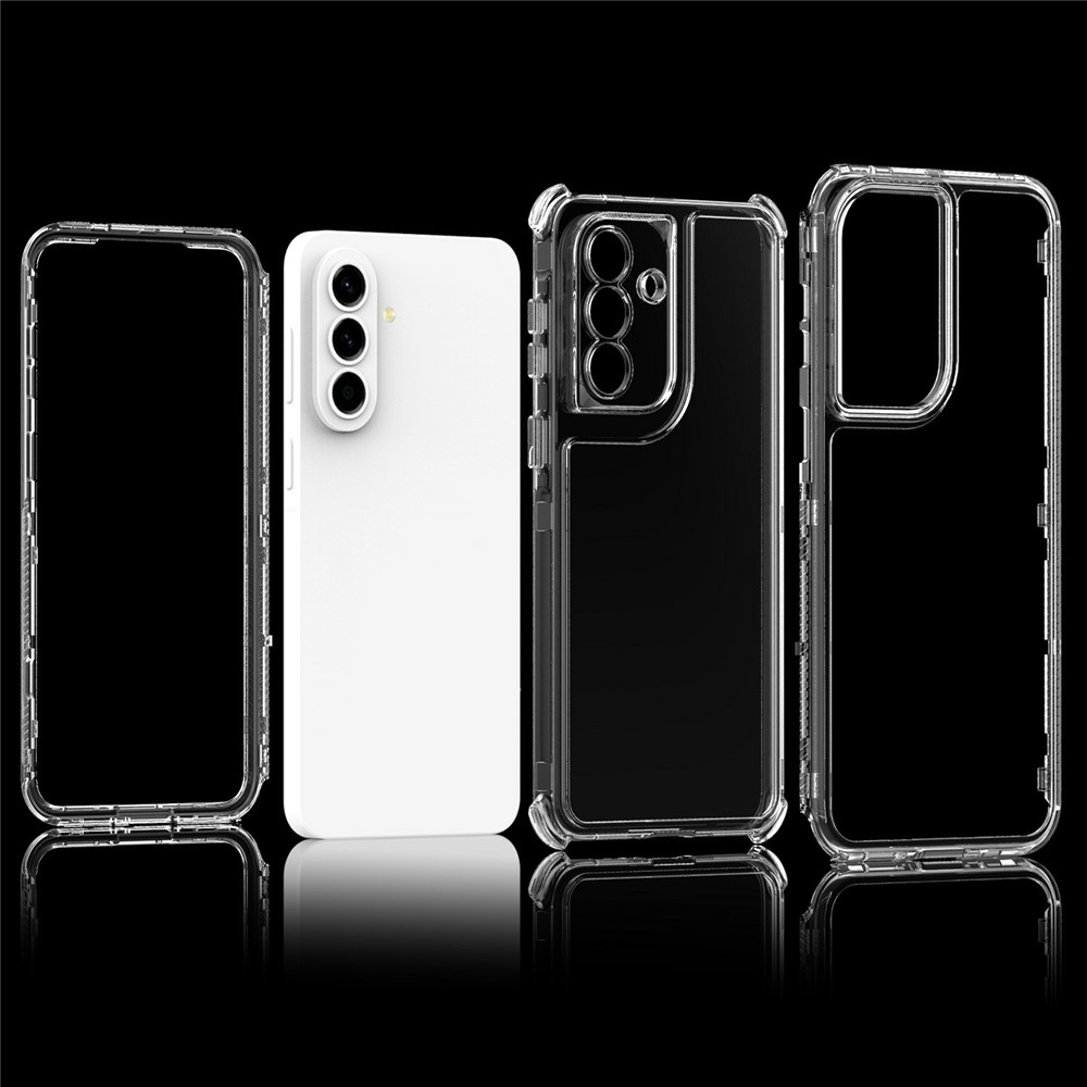 Acryl gelový obal s rámečkem pro ochranu displeje na Samsung Galaxy A57 5G - průhledný