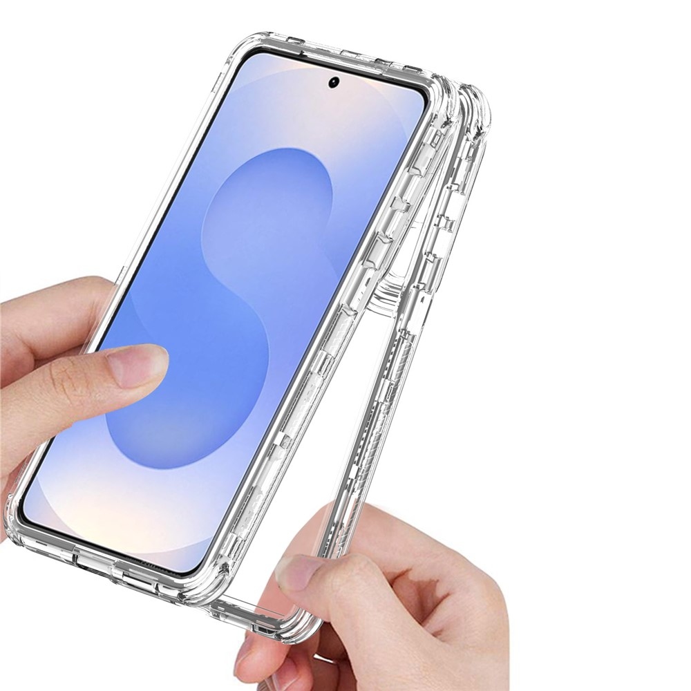 Acryl gelový obal s rámečkem pro ochranu displeje na Samsung Galaxy S26+ - průhledný