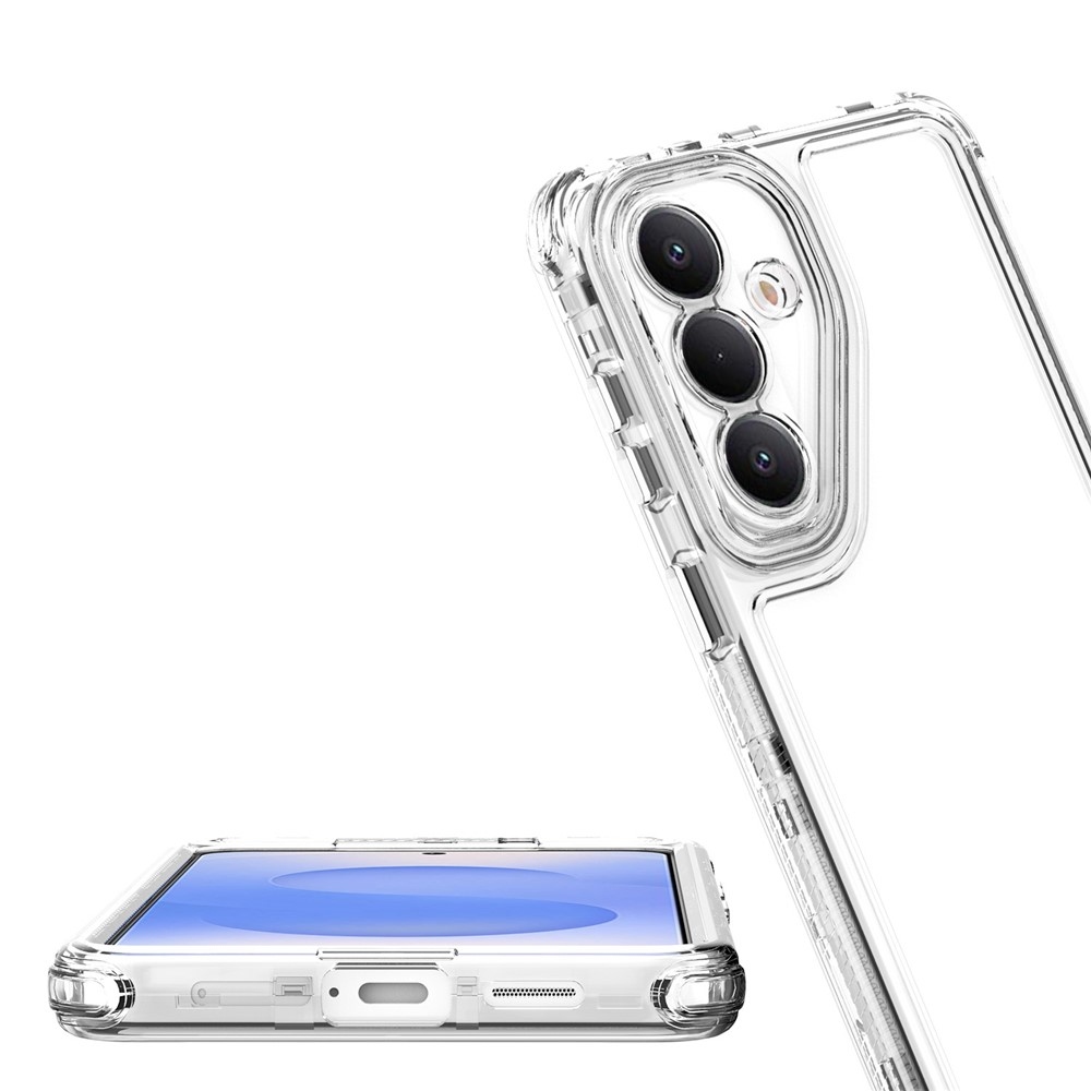 Acryl gelový obal s rámečkem pro ochranu displeje na Samsung Galaxy S26+ - průhledný