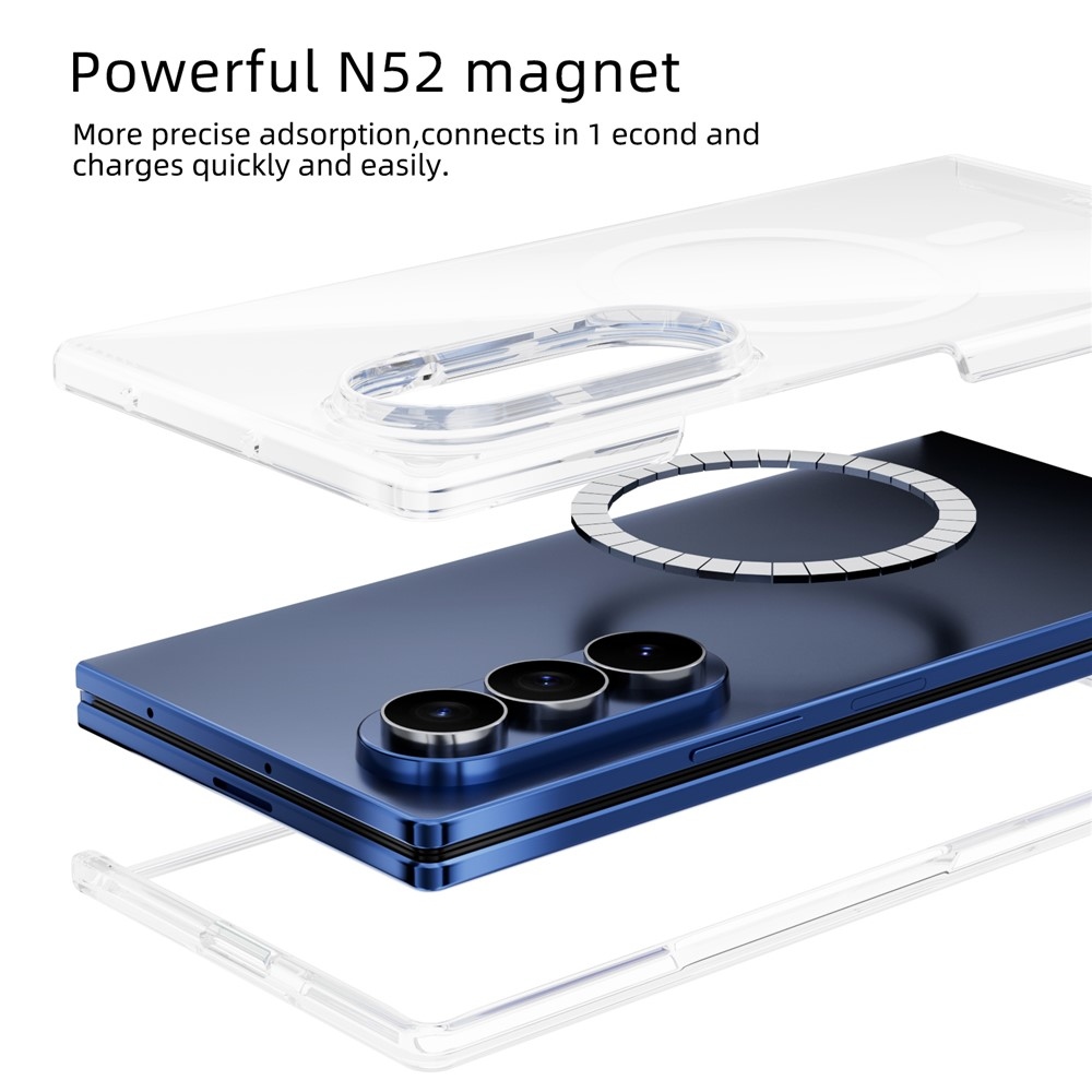 Acryl plastový kryt s MagSafe na Samsung Galaxy Z Fold8 Ultra 5G - průhledný