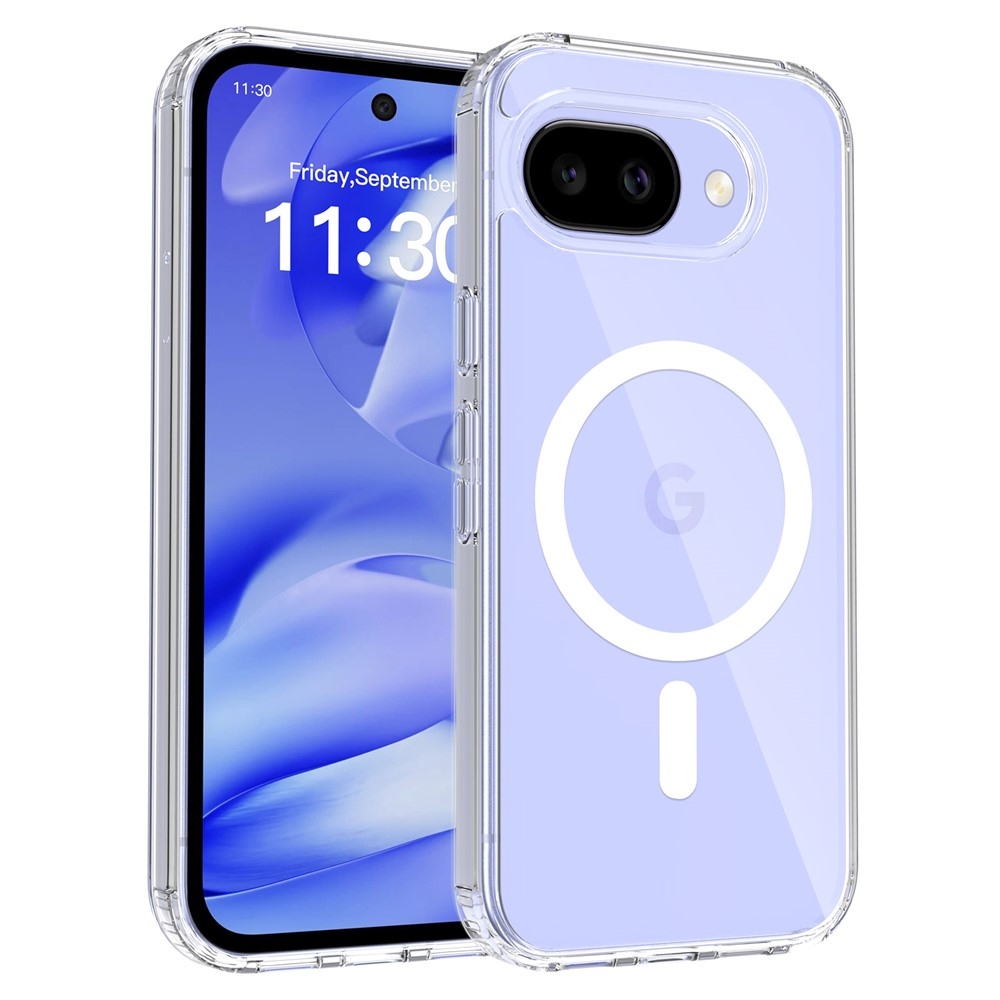 Acryle gelový obal s pevnými zády a MagSafe na Google Pixel 10a - průhledný