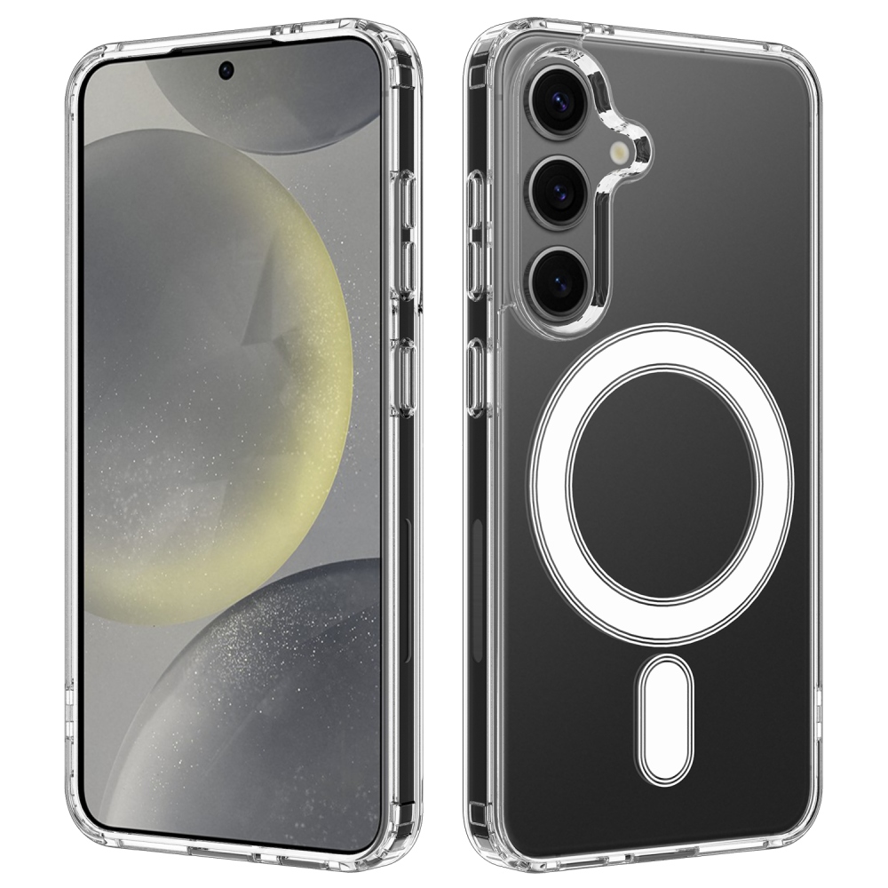 Acryle gelový obal s pevnými zády a MagSafe na Samsung Galaxy A27 - průhledný