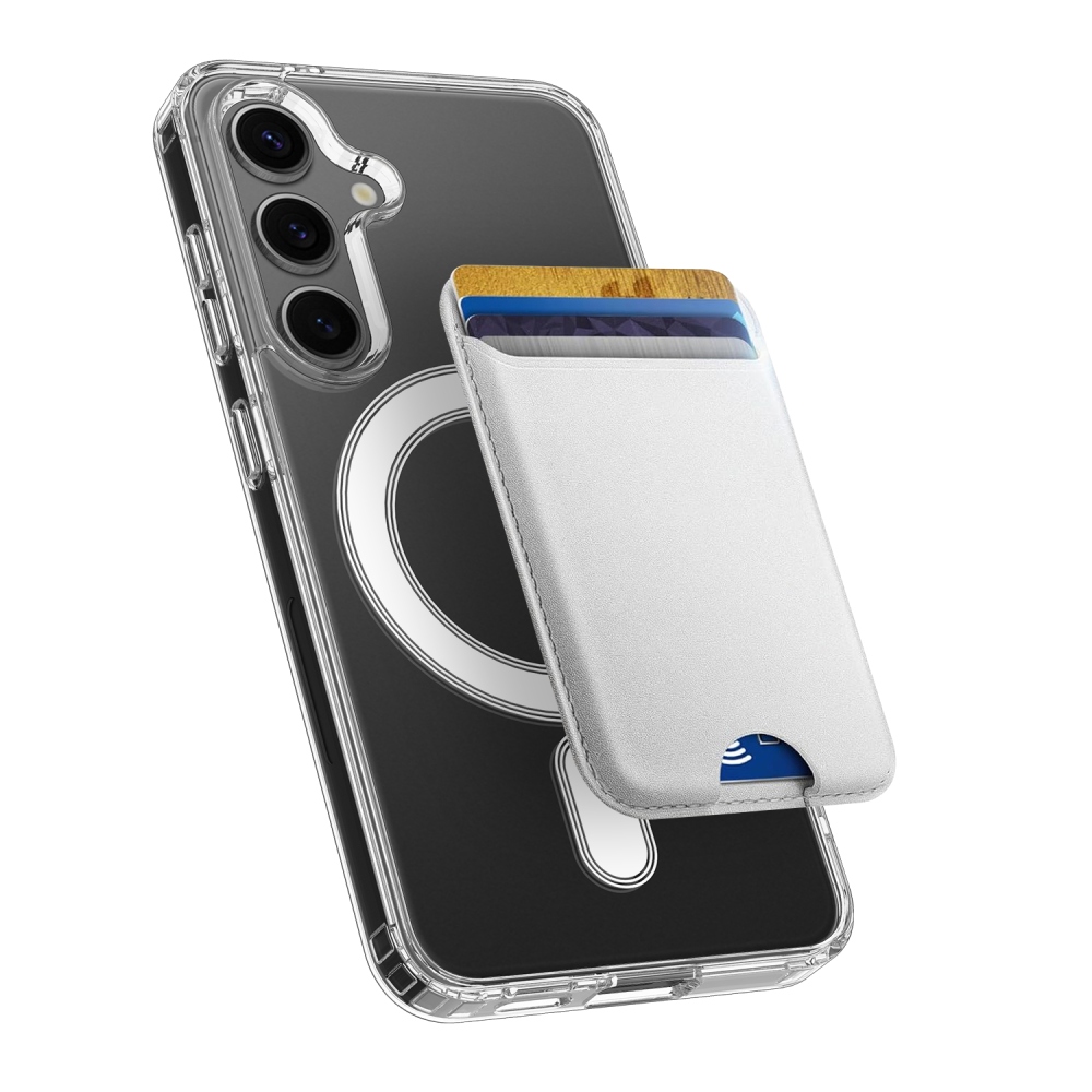 Acryle gelový obal s pevnými zády a MagSafe na Samsung Galaxy A27 - průhledný