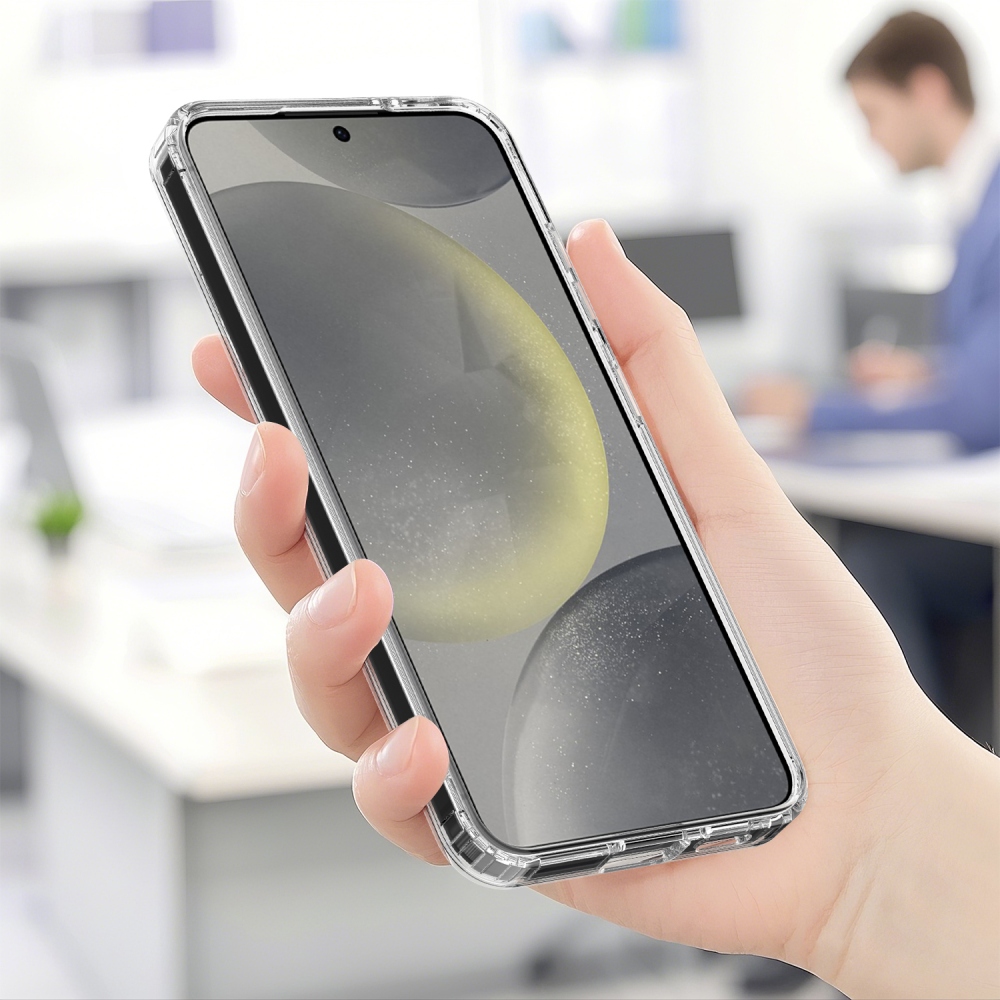 Acryle gelový obal s pevnými zády a MagSafe na Samsung Galaxy A27 - průhledný