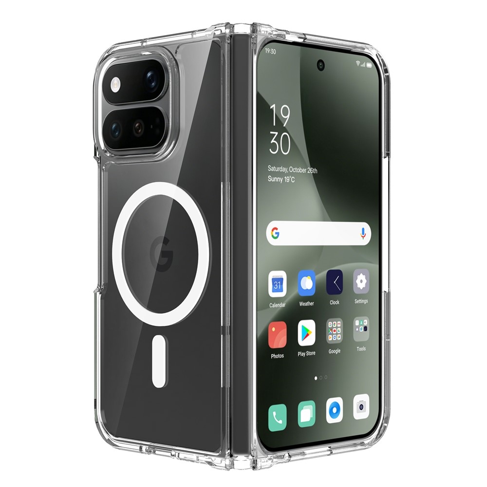 Acryle plastový obal s MagSafe na Google Pixel 11 Pro Fold - průhledný