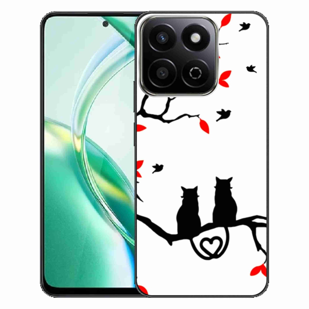 Gelový kryt mmCase na Honor 200 Smart 5G - kočičí láska