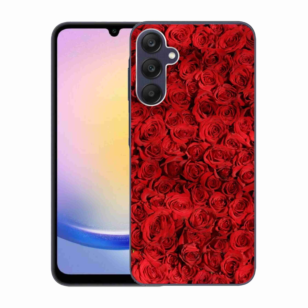 Gelový kryt mmCase na Samsung Galaxy A25 5G - růže