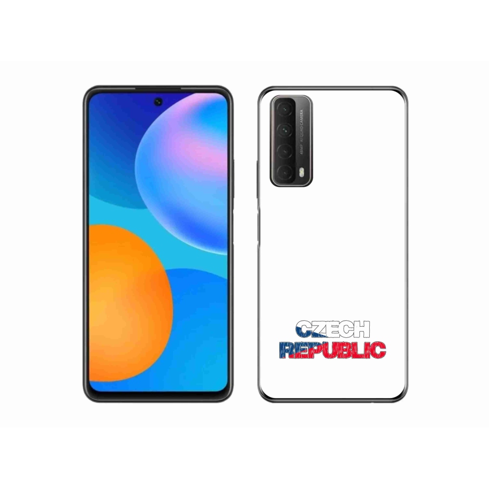 Gelový kryt mmCase na Huawei P Smart (2021) - Czech Republic bílé pozadí