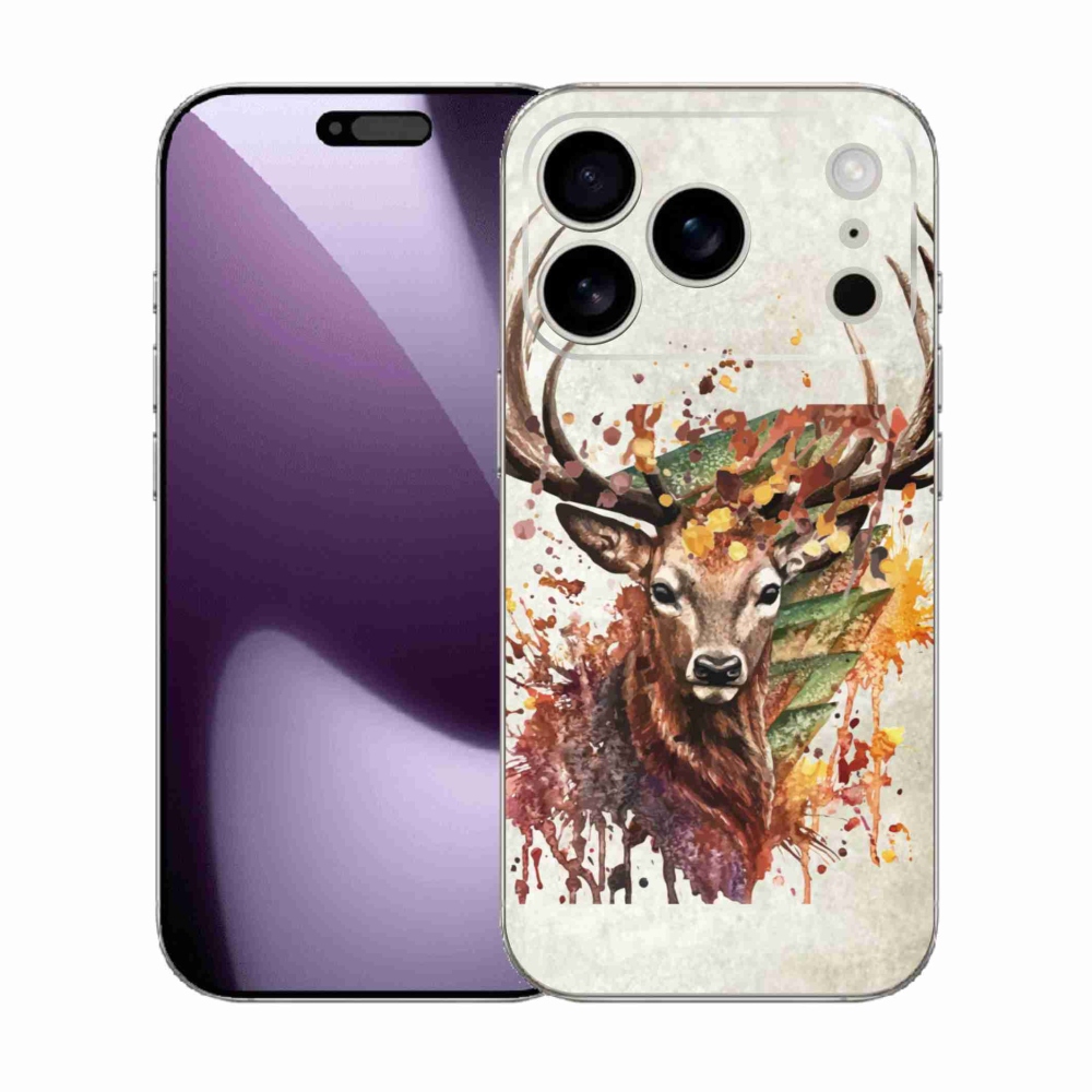 Gelový kryt mmCase na iPhone 17 Pro - jelen 1