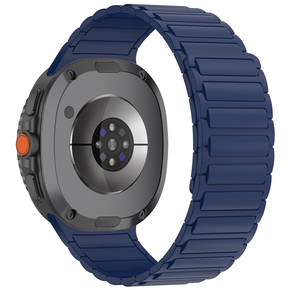 Adjust silikonový řemínek na Samsung Galaxy Watch8 Classic 46mm/Watch8 44mm/40mm - modrý