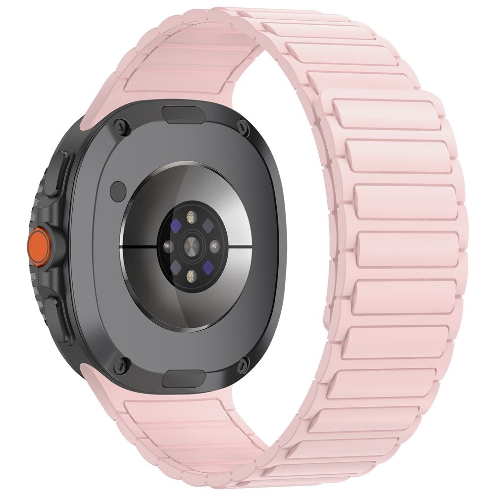 Adjust silikonový řemínek na Samsung Galaxy Watch8 Classic 46mm/Watch8 44mm/40mm - růžový
