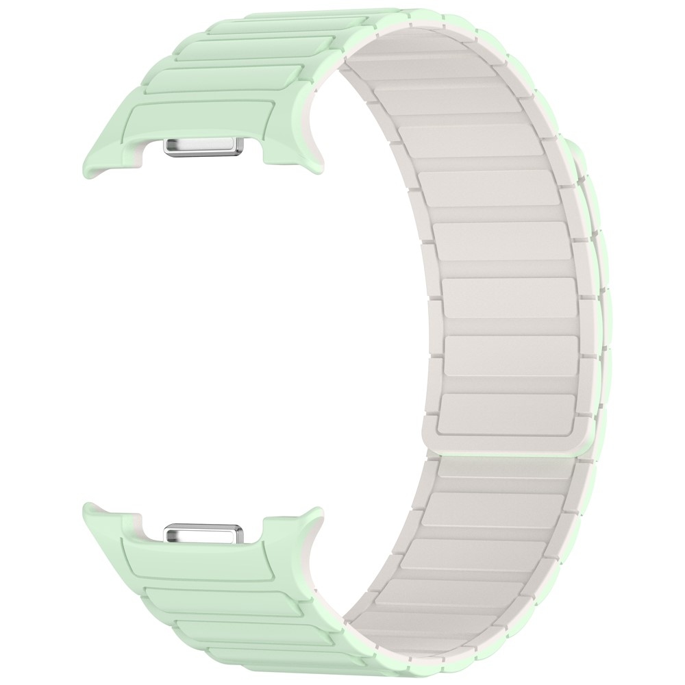 Adjust silikonový řemínek na Samsung Galaxy Watch8 Classic 46mm/Watch8 44mm/40mm - světlezelený