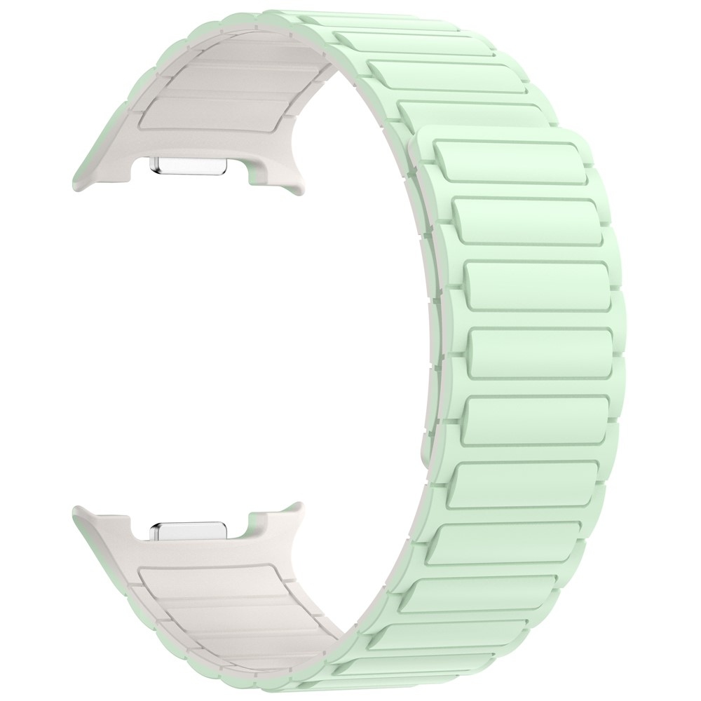 Adjust silikonový řemínek na Samsung Galaxy Watch8 Classic 46mm/Watch8 44mm/40mm - světlezelený