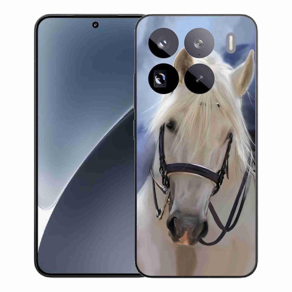 Gelový kryt mmCase na Xiaomi 15 Pro - bílý kůň