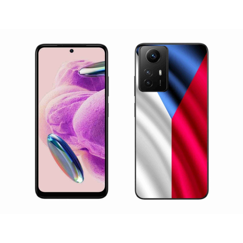 Gelový kryt mmCase na Xiaomi Redmi Note 12S - česká vlajka