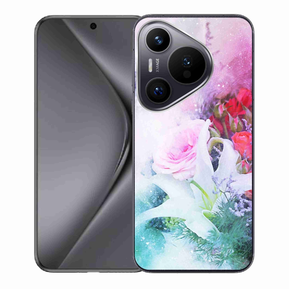 Gelový kryt mmCase na Huawei Pura 70 - květiny 4