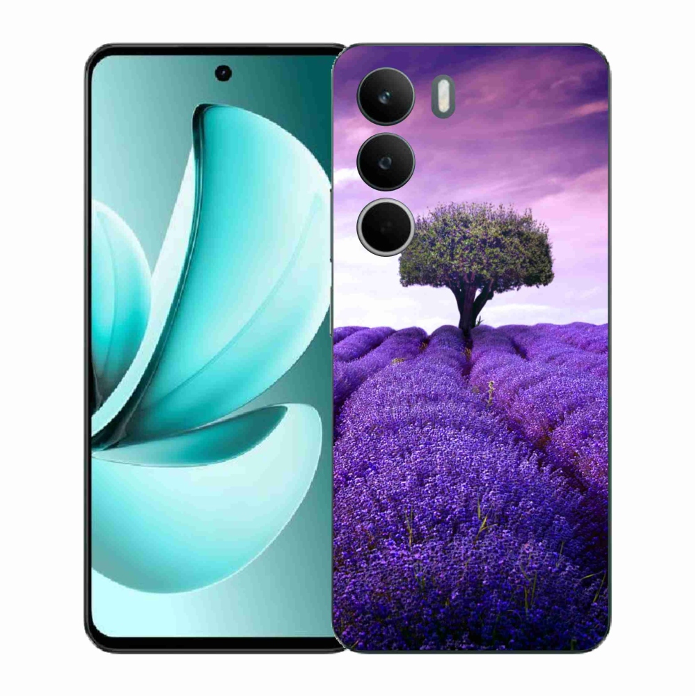 Gelový kryt mmCase na Realme C71 - levandulová louka