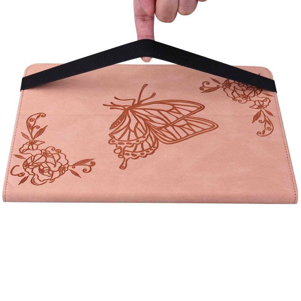 Imprint zavírací pouzdro na Lenovo Tab M10 5G - růžové