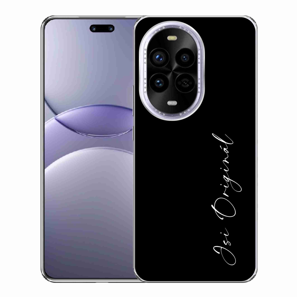 Gelový kryt mmCase na Huawei Nova 13 Pro 5G - jsi originál černé pozadí
