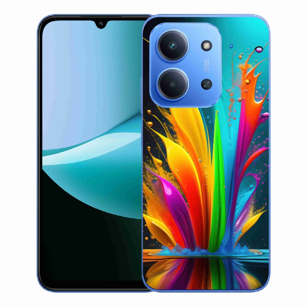 Gelový kryt mmCase na Xiaomi Redmi 15C 4G/5G (173mm) - abstraktní motiv 1