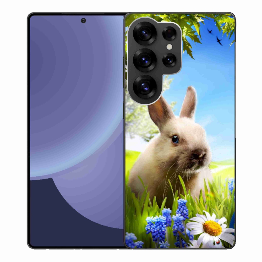 Gelový kryt mmCase na Samsung Galaxy S25 Ultra - zajíček
