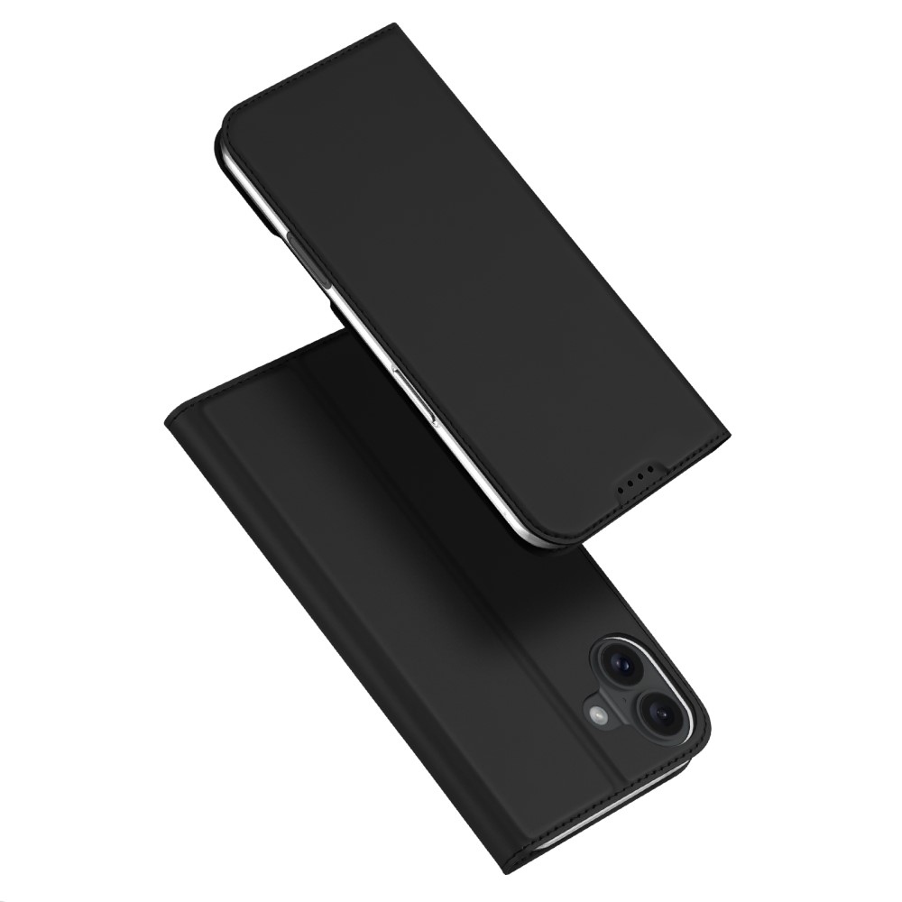 DUX knížkové pouzdro na iPhone 16 - černé