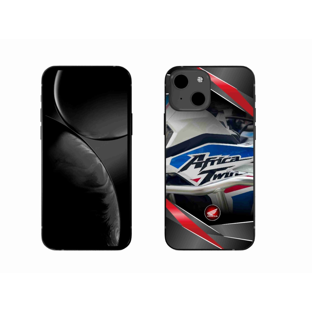 Gelový kryt mmCase na iPhone 13 6.1 - motorka honda