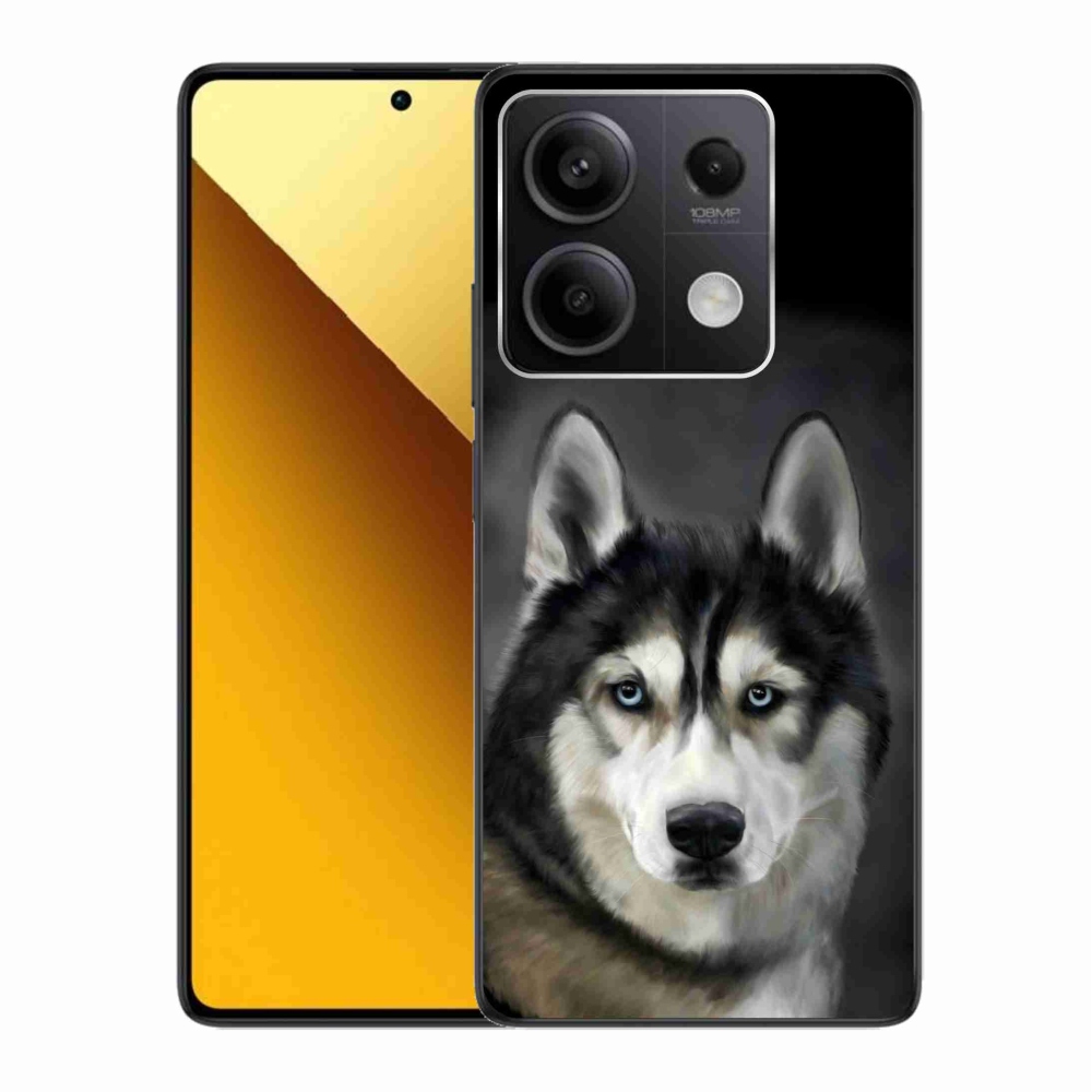 Gelový obal mmCase na Xiaomi Redmi Note 13 5G - husky