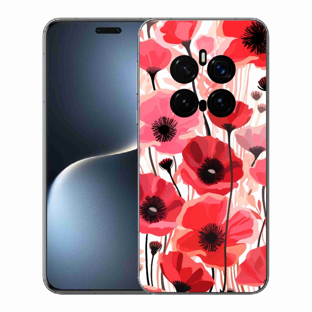 Gelový kryt mmCase na Honor Magic 7 Pro 5G - vlčí mák 1