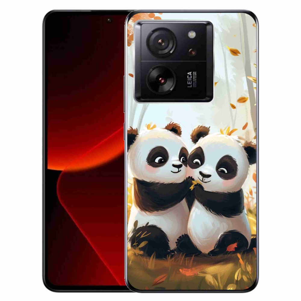 Gelový kryt mmCase na Xiaomi 13T/13T Pro - pandy