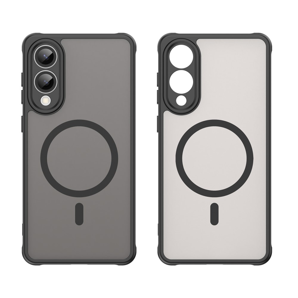 Case matný gelový obal s MagSafe na Samsung Galaxy S25 Edge - černý