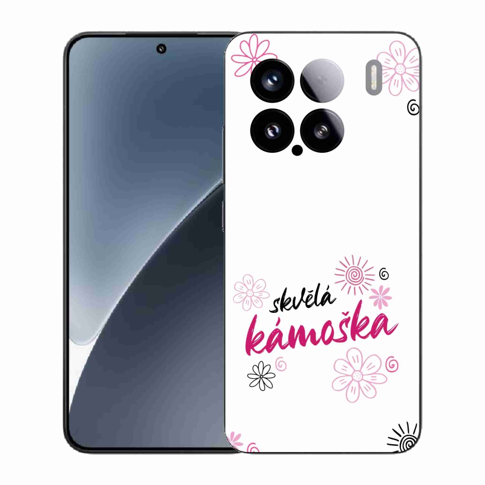 Gelový kryt mmCase na Xiaomi 15 - skvělá kámoška bílé pozadí