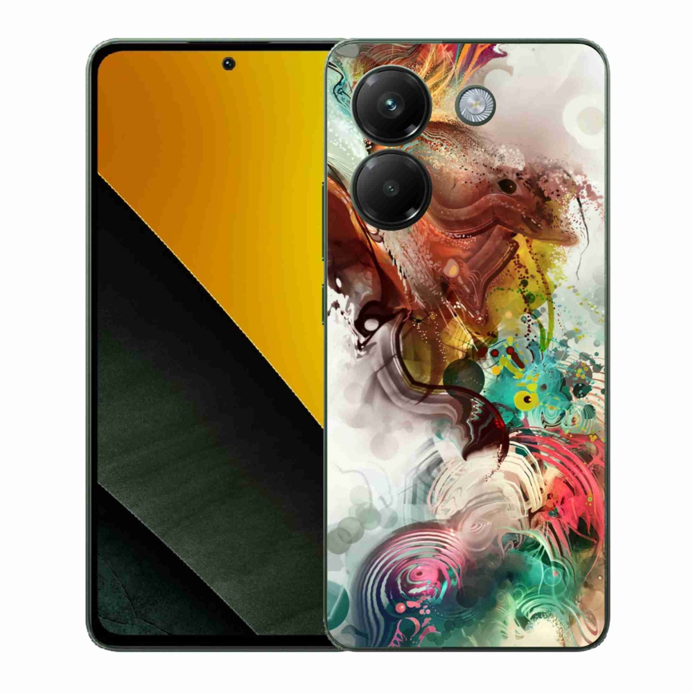 Gelový kryt mmCase na Xiaomi Poco M7 Pro 5G - abstrakt 1