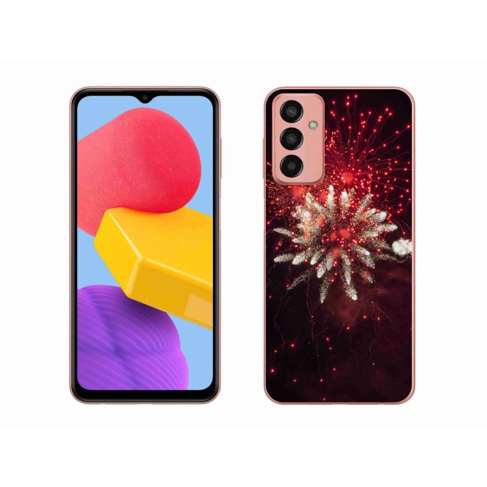 Gelový kryt mmCase na Samsung Galaxy M13 - ohňostroj