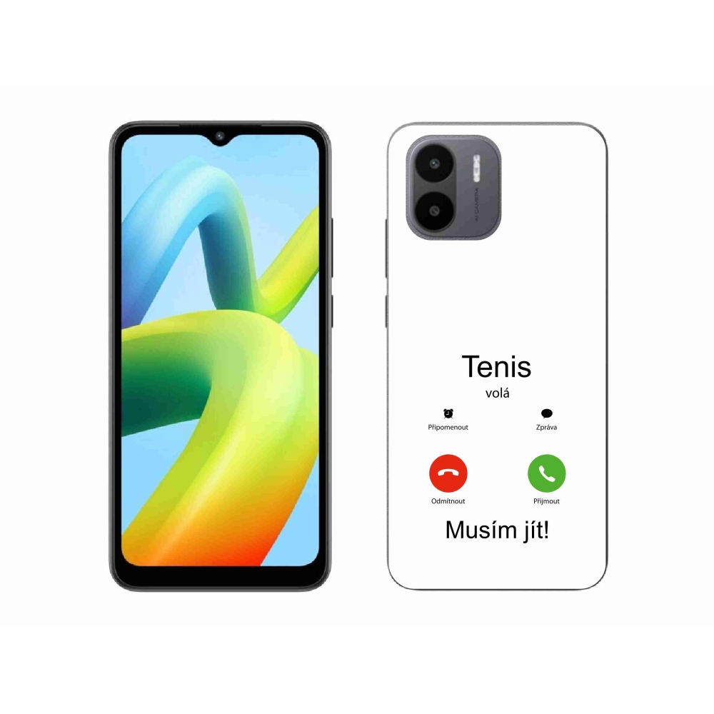Gelový kryt mmCase na Xiaomi Redmi A1 - tenis volá bílé pozadí