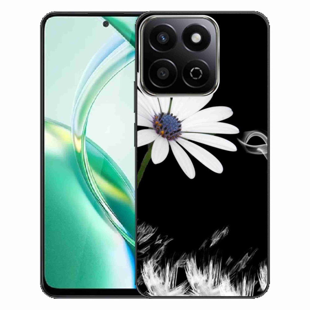 Gelový kryt mmCase na Honor 200 Smart 5G - bílá květina