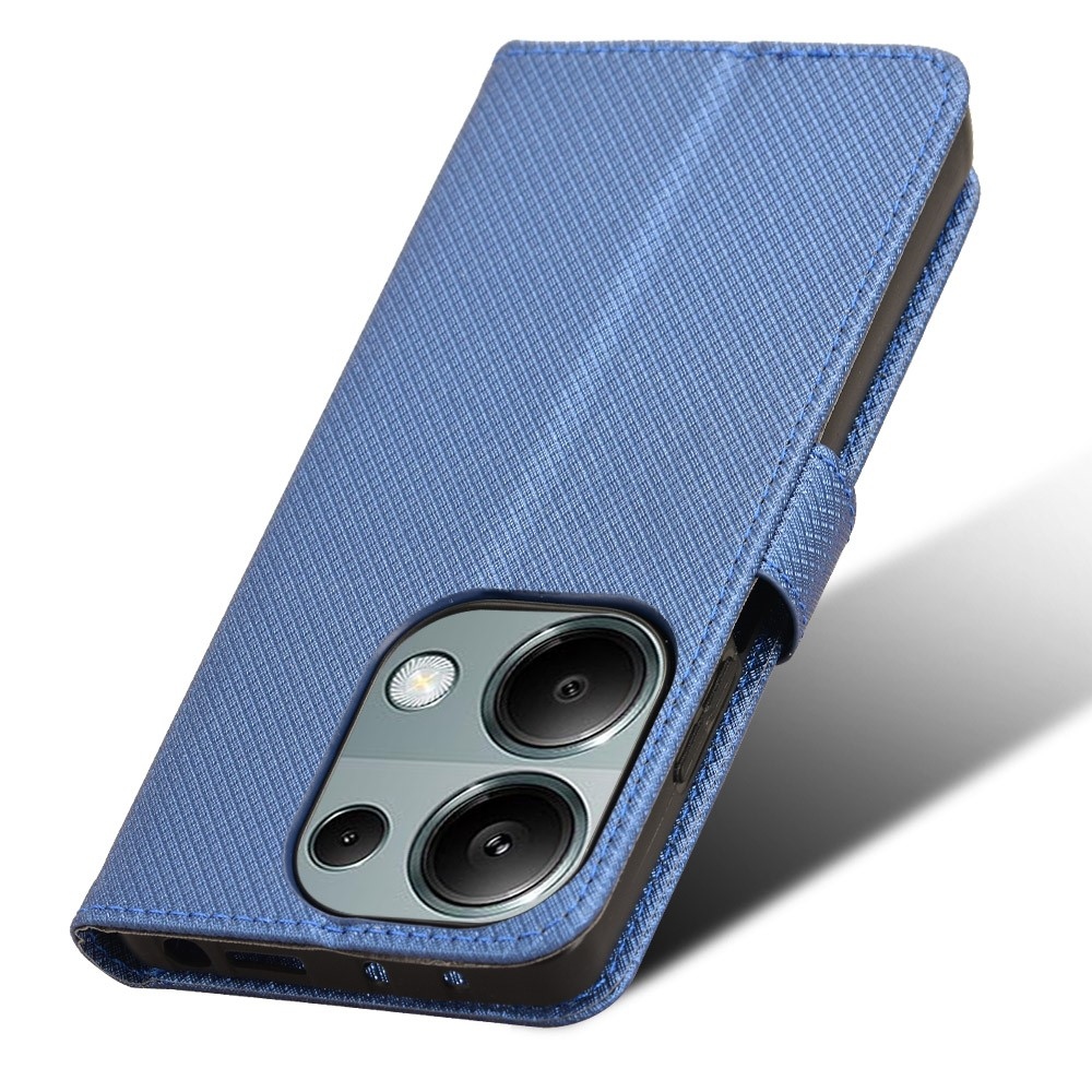 Diamond knížkové pouzdro na Xiaomi Redmi Note 14S/Note 13 Pro 4G/Poco M6 Pro - modré