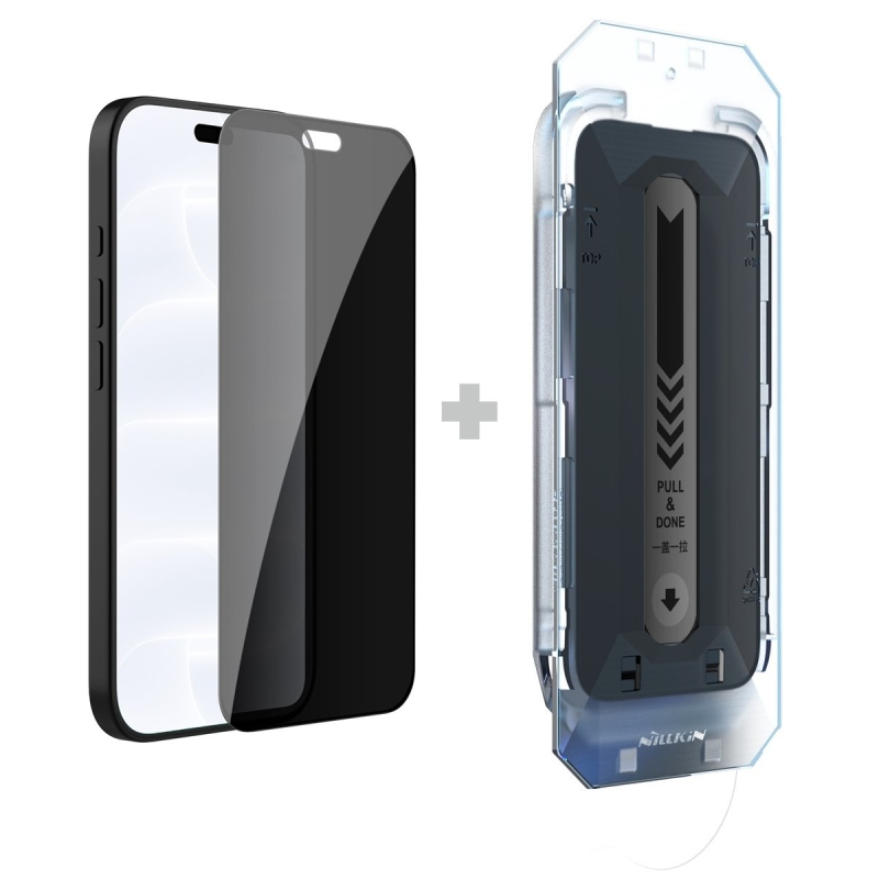 Nillkin Tvrzené Sklo 0.25mm Guardian 2.5D pro Apple iPhone 18 Pro Max Black (s aplikátorem)
